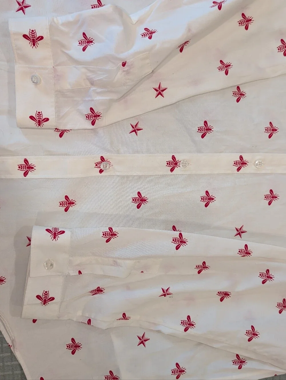 Gucci 2017 Bee Accent Shirt | Size: XXL | US17, IT43